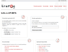 Tablet Screenshot of api.trafic.ro