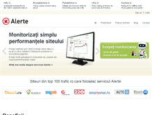 Tablet Screenshot of alerte.trafic.ro